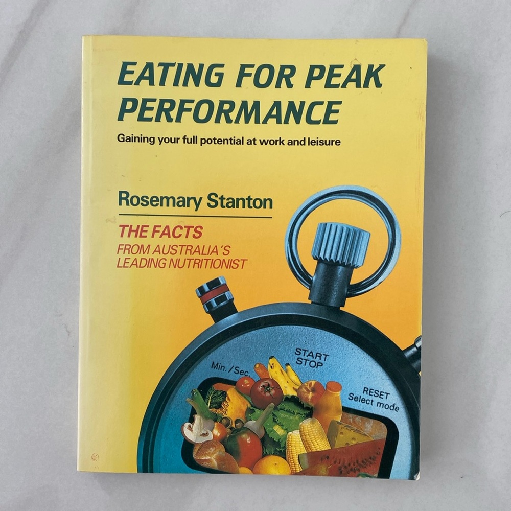 Eating for Peak Performance Nutrition Book - Rosemary Stanton